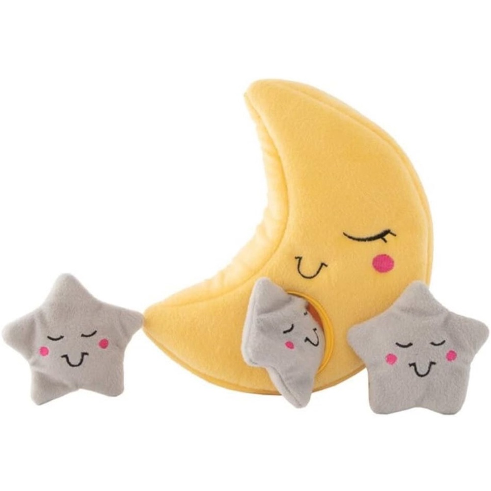 Zippy Paw pet dog toy plush hide and seek moon and stars dog toy